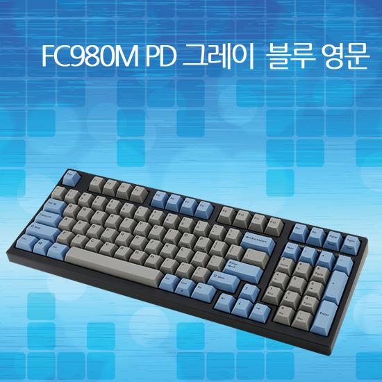 레오폴드 FC980M PD 그레이 블루 클릭(청축) 영문